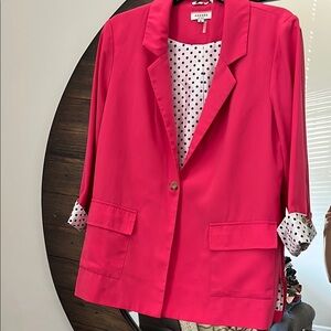 Women's Pink Blazer Jacket